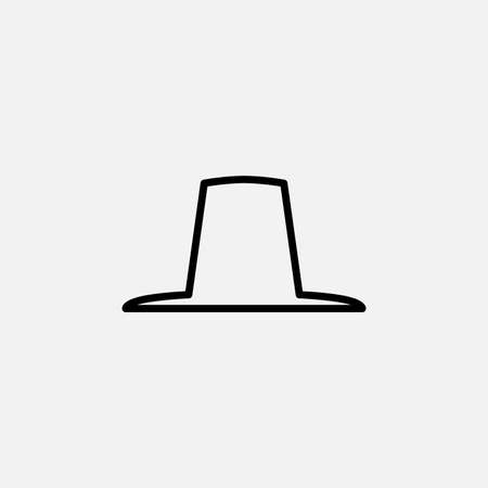 Hat line icon design conceptのイラスト素材