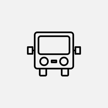 Car, vehicle, truck, bus line icon design conceptのイラスト素材