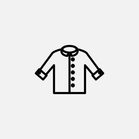Clothes, apparel line icon vector illustration logo template. Suitable for many purposes.のイラスト素材