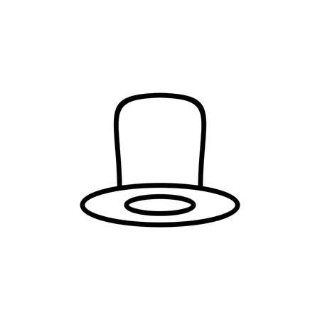 Hat Line Icon Vector Illustration Template. Suitable For Many Purposes.のイラスト素材