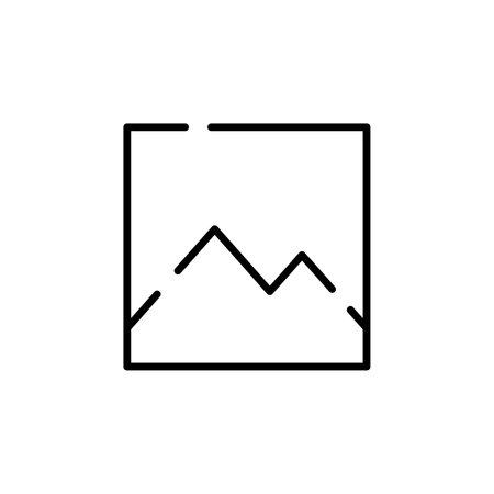 gallery, image iconのイラスト素材