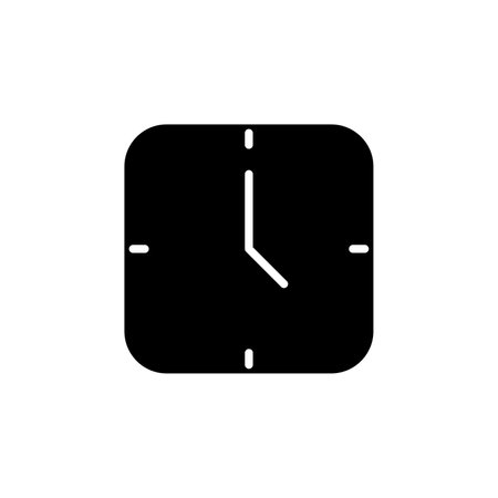 Clock, Timer, Time Icon Vector Illustration Logo Template. Suitable For Many Purposes.のイラスト素材