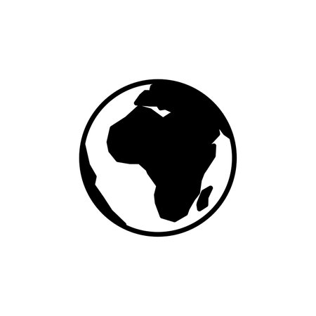 World, Earth, Global Icon Vector Illustration Logo Template. Suitable For Many Purposes.のイラスト素材