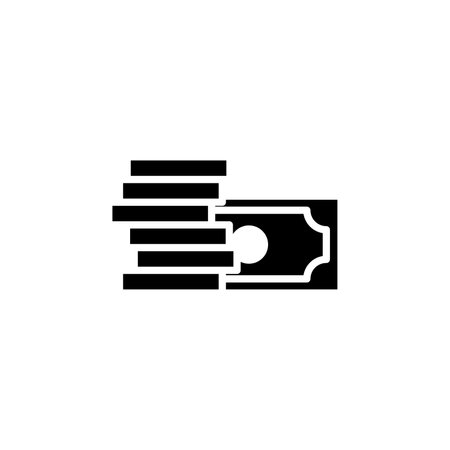Money, Cash, Wealth, Payment Icon Vector Illustration Logo Template. Suitable For Many Purposes.のイラスト素材