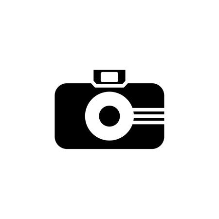 Camera, Photography, Digital, Photo Icon Vector Illustration Logo Template. Suitable For Many Purposes.のイラスト素材