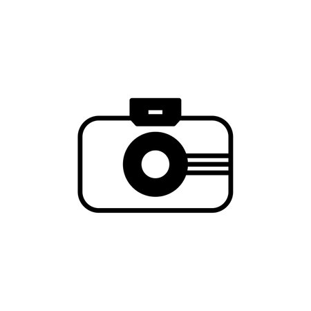 Camera, Photography, Digital, Photo Icon Vector Illustration Logo Template. Suitable For Many Purposes.のイラスト素材