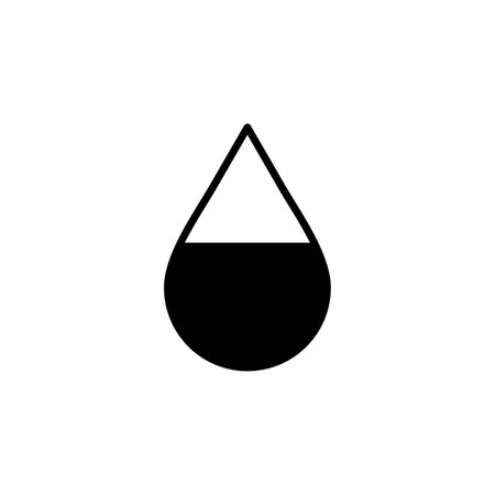 Waterdrop, Water, Droplet, Liquid Icon Vector Illustration Logo Template. Suitable For Many Purposes.のイラスト素材