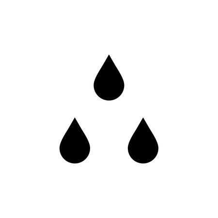 Waterdrop, Water, Droplet, Liquid Icon Vector Illustration Logo Template. Suitable For Many Purposes.のイラスト素材