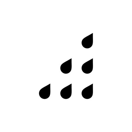 Waterdrop, Water, Droplet, Liquid Icon Vector Illustration Logo Template. Suitable For Many Purposes.のイラスト素材