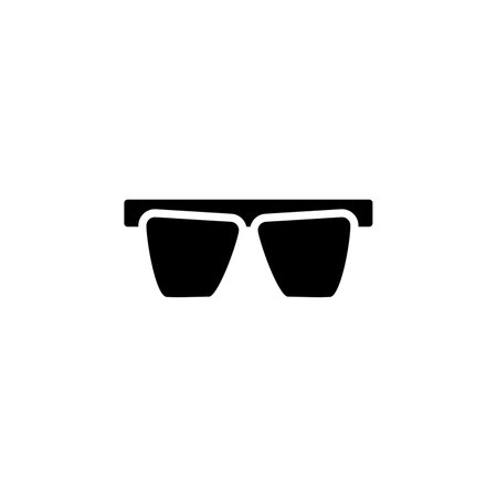 Glasses, Sunglasses, Eyeglasses, Spectacles Icon Vector Illustration Logo Template. Suitable For Many Purposes.のイラスト素材