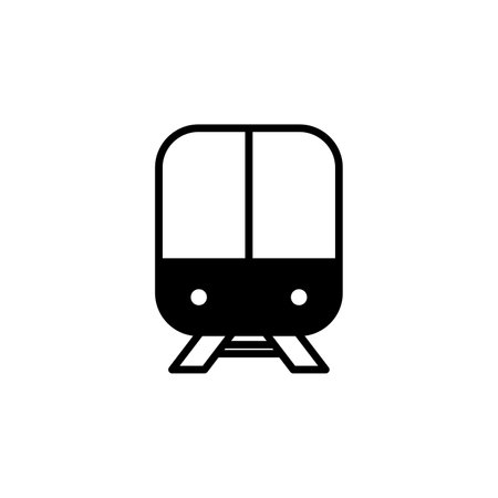 Train, Locomotive, Transport Icon Vector Illustration Logo Template. Suitable For Many Purposes.のイラスト素材
