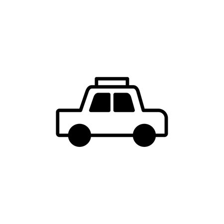 Cab, Taxi, Travel, Transportation Icon Vector Illustration Logo Template. Suitable For Many Purposes.のイラスト素材