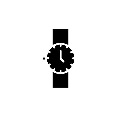Watch, Wristwatch, Clock, Time Icon Vector Illustration Logo Template. Suitable For Many Purposes.のイラスト素材