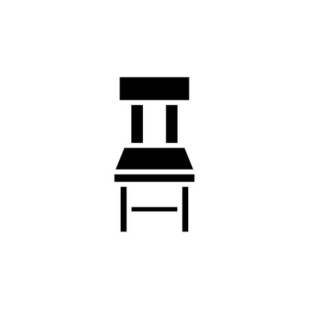 Chair, Seat  Icon Vector Illustration Logo Template. Suitable For Many Purposes.のイラスト素材