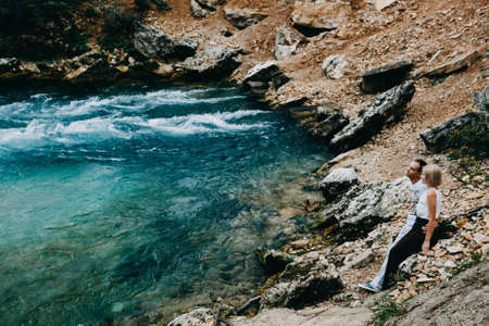 extraction natural water, karst spring, natural source of drinking waterの写真素材