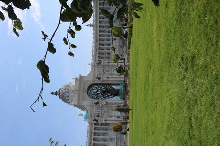 View from the parkの写真素材