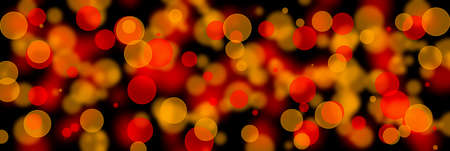 Abstract magical bokeh lights effect background. Colorful defocused lights. 3d illustration.の写真素材