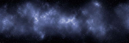 Space background with stardust and shining stars. Realistic cosmos and color nebula. Colorful galaxy. 3d illustration.の写真素材