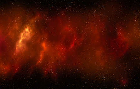 Space background with stardust and shining stars. Realistic cosmos and color nebula. Colorful galaxy. 3d illustration.の写真素材