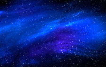 Space background with stardust and shining stars. Realistic cosmos and color nebula. Colorful galaxy. 3d illustration.の写真素材