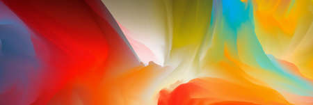 Magical world. Landscape of surreal clouds. Abstract fantasy background. 3d illustration.