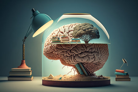 Education as a window to new discoveries and scientific inventions. Generative AI.の素材