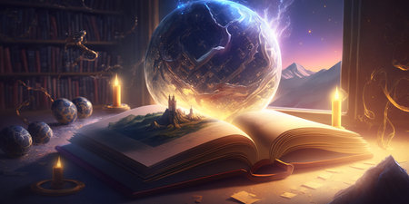 Education and new scientific discoveries. Generative AI.の素材