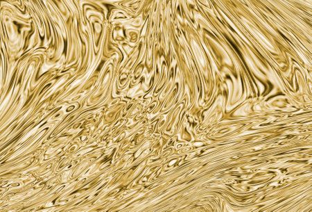 Precious metal flow image. Marble abstract background digital illustration. 3d illustration.の写真素材