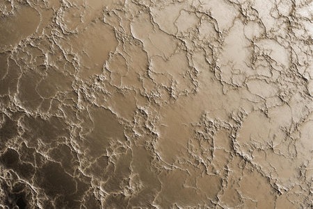 Abstract background, texture of an alien planet, realistic texture of the surface of an alien planet, abstract surface texture. 3d illustration.の写真素材