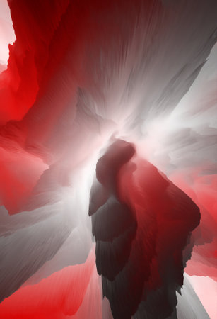 Abstract fantasy background. 3d illustration.の写真素材