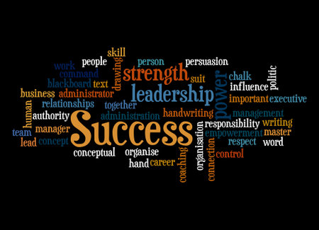 Word Cloud with SUCCESS concept.の写真素材