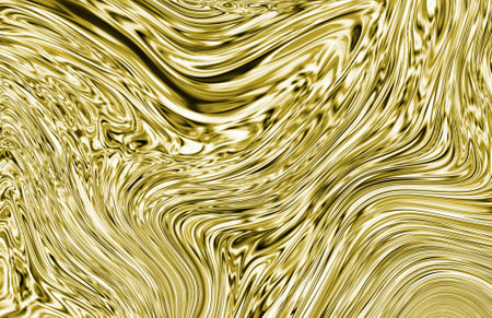 Precious metal flow image. Marble abstract background digital illustration. 3d illustration.の写真素材