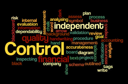 Word Cloud with CONTROL concept.の写真素材