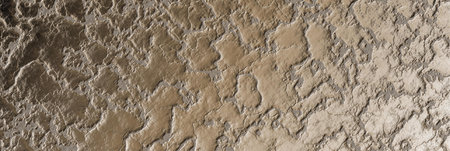 Abstract background, texture of an alien planet, realistic texture of the surface of an alien planet, abstract surface texture. 3d illustration.の写真素材