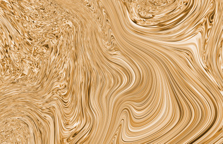 Precious metal flow image. Marble abstract background digital illustration. 3d illustration.の写真素材