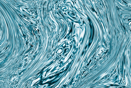 Precious metal flow image. Marble abstract background digital illustration. 3d illustration.の写真素材