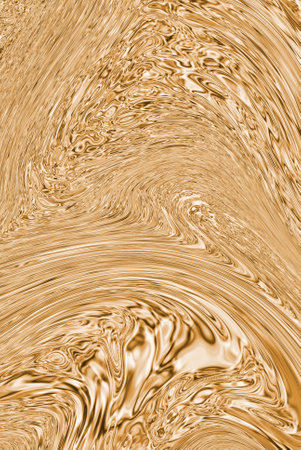 Precious metal flow image. Marble abstract background digital illustration. 3d illustration.の写真素材