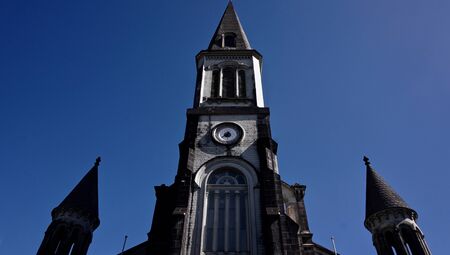 In front of Ste ThÃ©rÃ¨se Church, Curepipe, Mauritiusの写真素材