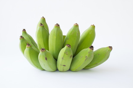 green fresh bananaの写真素材