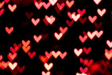 heart blur lightingの写真素材