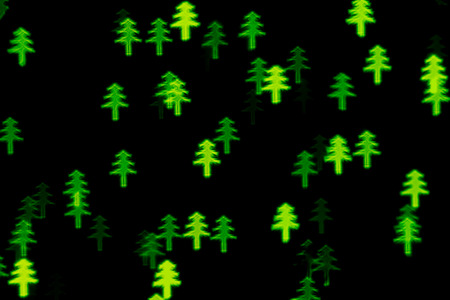 christmas tree blur lighting