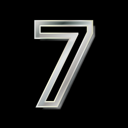Number 7のイラスト素材