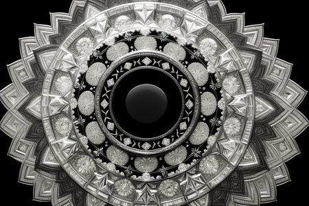 Abstract fractal. Fractal art background for creative design. Decoration for wallpaper, desktop, poster, cover booklet. Print for clothes, t-shirt. creative illustration for designの素材