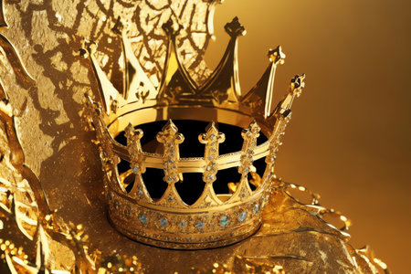 Impression of Regal Gold The King's Crown. AI Generated.の素材