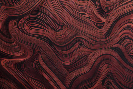 Smooth Silk Wave . AI Generated.の素材