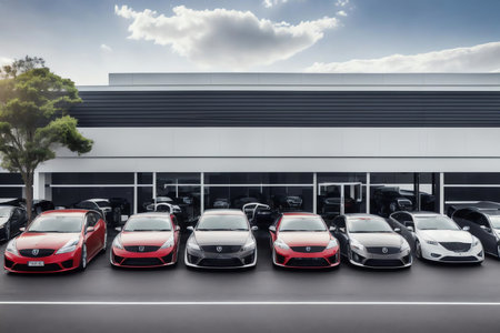 A Haven for Car Enthusiasts. AI Generated.の素材