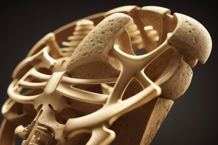 Nourishing Your Bones A Medical Food Concept. AI Generated.の素材