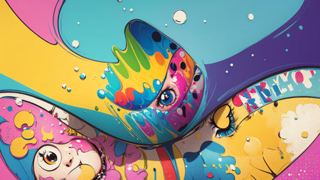 The Sparkling Tooth Fairy. AI Generated.の素材