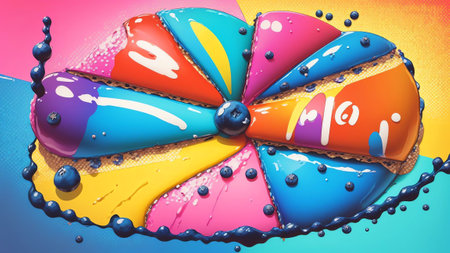 Blueberry Bliss A Sweet Delight for National Blueberry Day. AI Generated.の素材