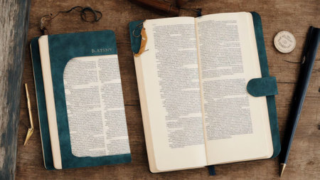 Whimsical Bookish Notebook Capturing the Magic of National Book Lovers Day AI Generated.の素材